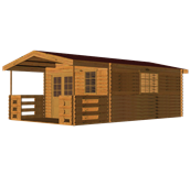 Wooden cottage